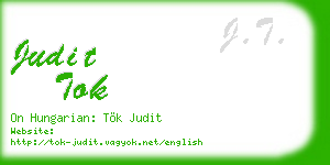 judit tok business card